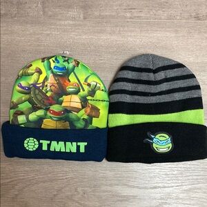 TMNT Teenage Mutant Ninja Turtles Beanie Set Hat Skullcap Boys NEW